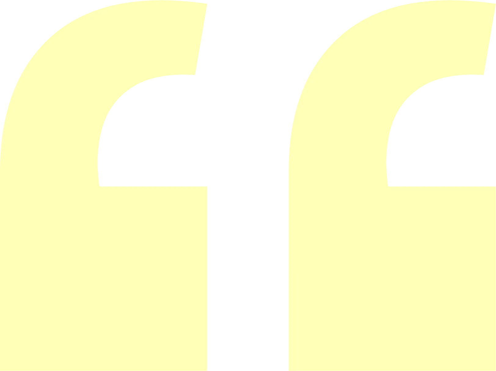 Große typografische Anführungszeichen als grafisches Element.