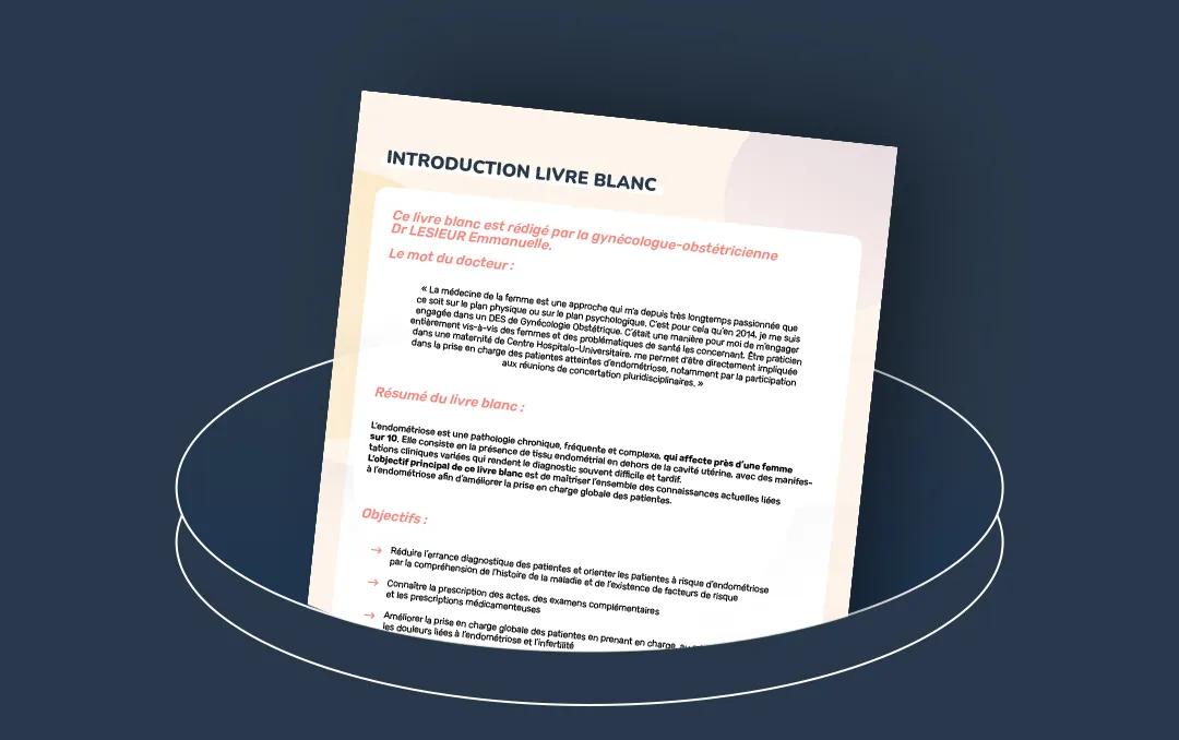 Tout savoir sur l'endométriose - Livre blanc - E-learning DPC