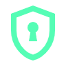 <svg xmlns="http://www.w3.org/2000/svg" height="24px" viewBox="0 -960 960 960" width="24px" fill="#55fdb5"><path d="M420-360h120l-23-129q20-10 31.5-29t11.5-42q0-33-23.5-56.5T480-640q-33 0-56.5 23.5T400-560q0 23 11.5 42t31.5 29l-23 129Zm60 280q-139-35-229.5-159.5T160-516v-244l320-120 320 120v244q0 152-90.5 276.5T480-80Zm0-84q104-33 172-132t68-220v-189l-240-90-240 90v189q0 121 68 220t172 132Zm0-316Z"/></svg>