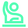 <svg xmlns="http://www.w3.org/2000/svg" height="24px" viewBox="0 -960 960 960" width="24px" fill="#55fdb5"><path d="M80-40v-80h800v80H80Zm80-120v-240q-33-54-51-114.5T91-638q0-61 15.5-120T143-874q8-21 26-33.5t40-12.5q31 0 53 21t18 50l-11 91q-6 48 8.5 91t43.5 75.5q29 32.5 70 52t89 19.5q60 0 120.5 12.5T706-472q45 23 69.5 58.5T800-326v166H160Zm80-80h480v-86q0-24-12-42.5T674-398q-41-20-95-31t-99-11q-66 0-122.5-27t-96-72.5Q222-585 202-644.5T190-768q-10 30-14.5 64t-4.5 66q0 58 20.5 111.5T240-422v182Zm240-320q-66 0-113-47t-47-113q0-66 47-113t113-47q66 0 113 47t47 113q0 66-47 113t-113 47Zm0-80q33 0 56.5-23.5T560-720q0-33-23.5-56.5T480-800q-33 0-56.5 23.5T400-720q0 33 23.5 56.5T480-640ZM320-160v-37q0-67 46.5-115T480-360h160v80H480q-34 0-57 24.5T400-197v37h-80Zm160-80Zm0-480Z"/></svg>