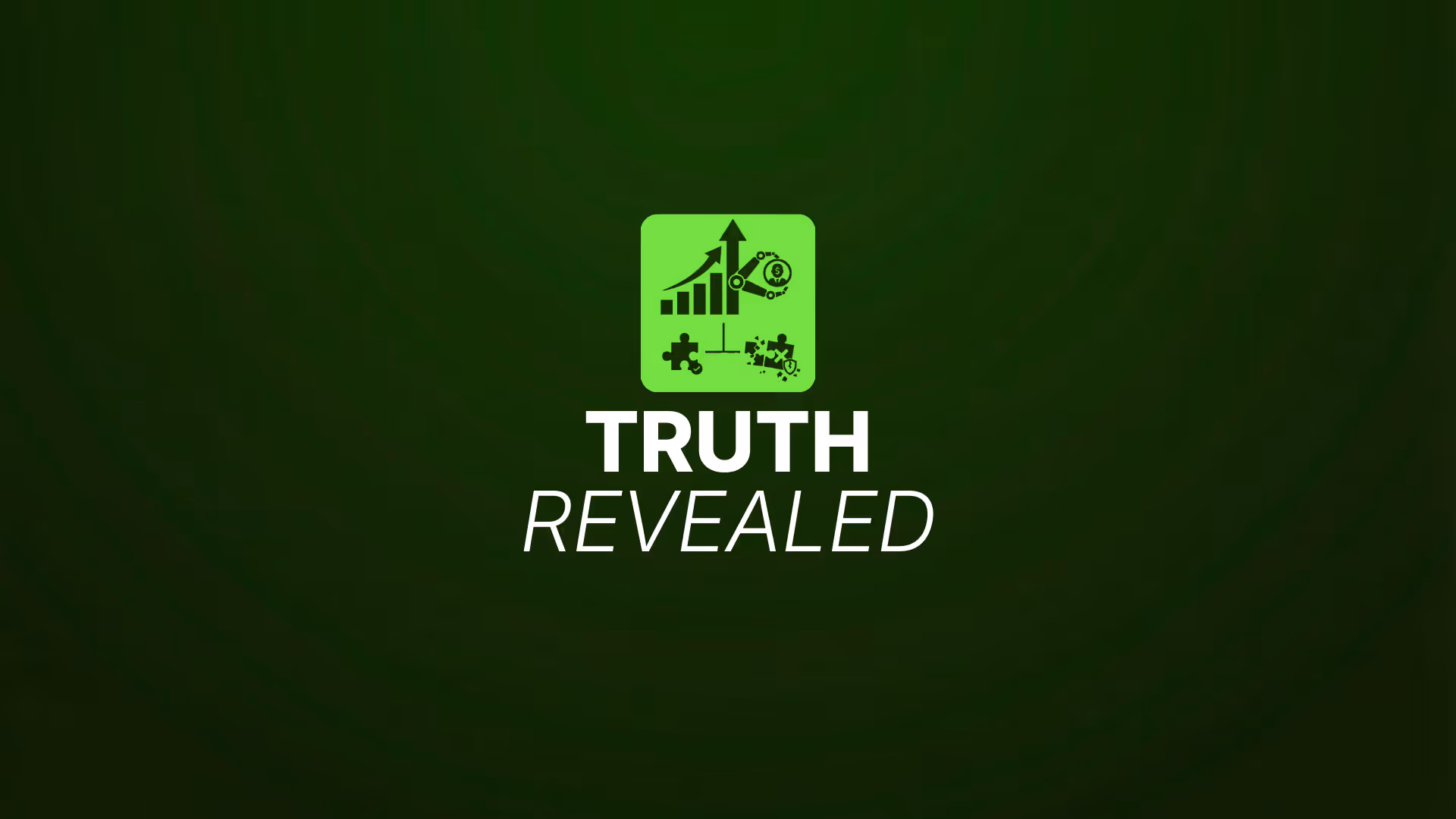 Green gradient thumbnail with automation icon and bold text reading “Truth Revealed.