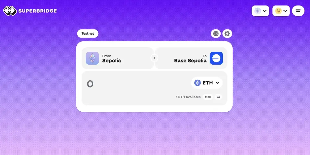 Bridge to Base Sepolia Testnet
