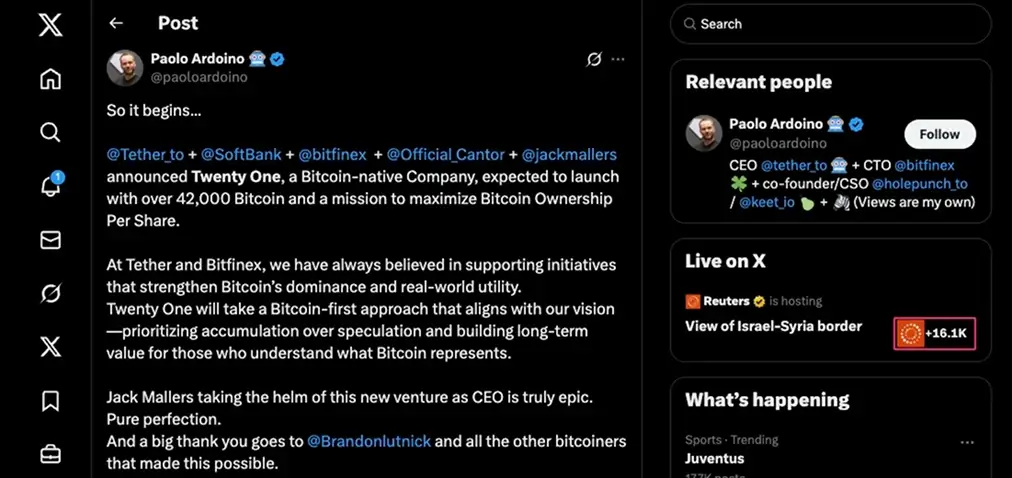 Jack Mallers Bitcoin Cantidad.