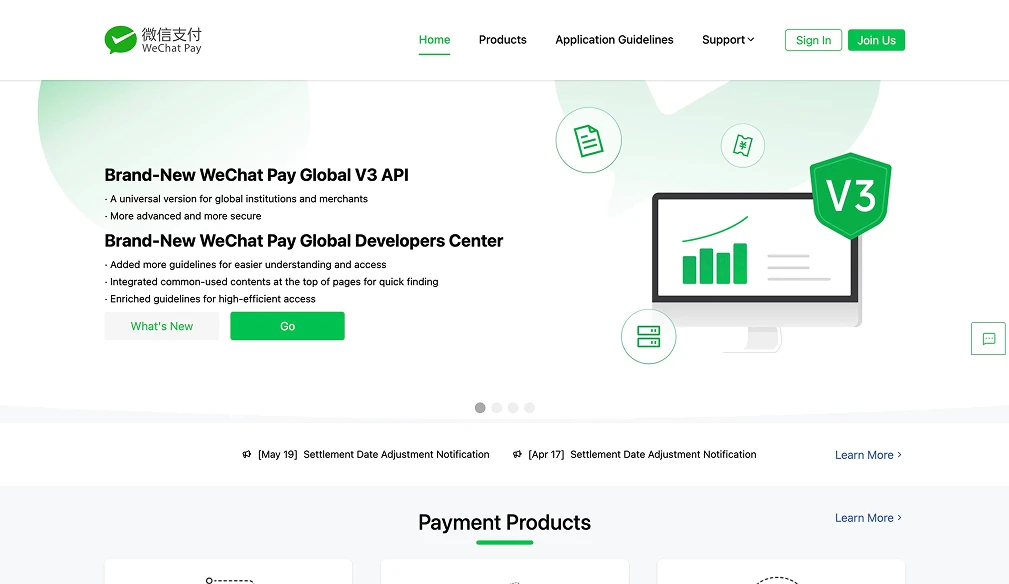 Wechat Pay.