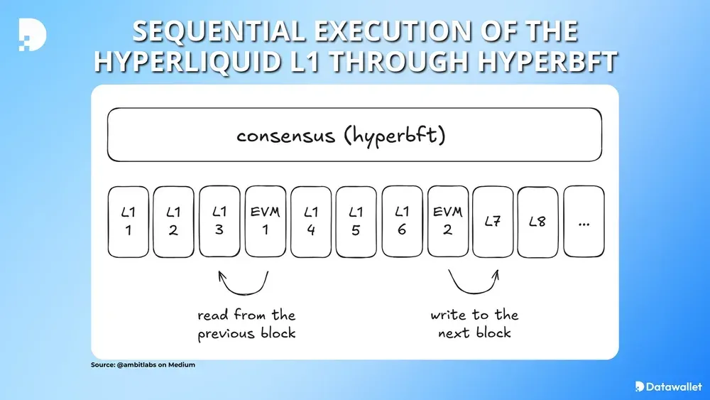 Esecuzione sequenziale dell'Hyperliquid L1 attraverso Hyperbft