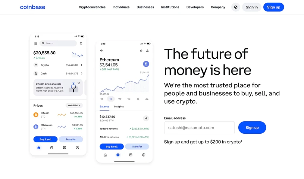 Coinbase.