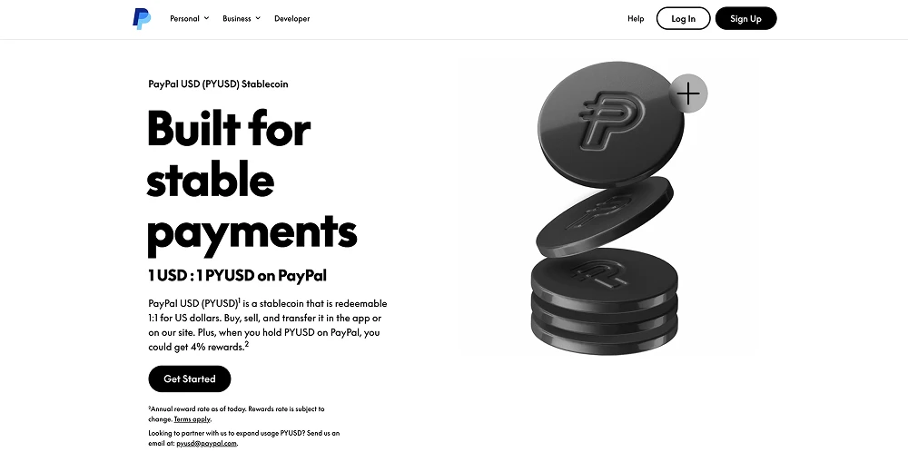 使用 PayPal 购买 Tether (USDT)