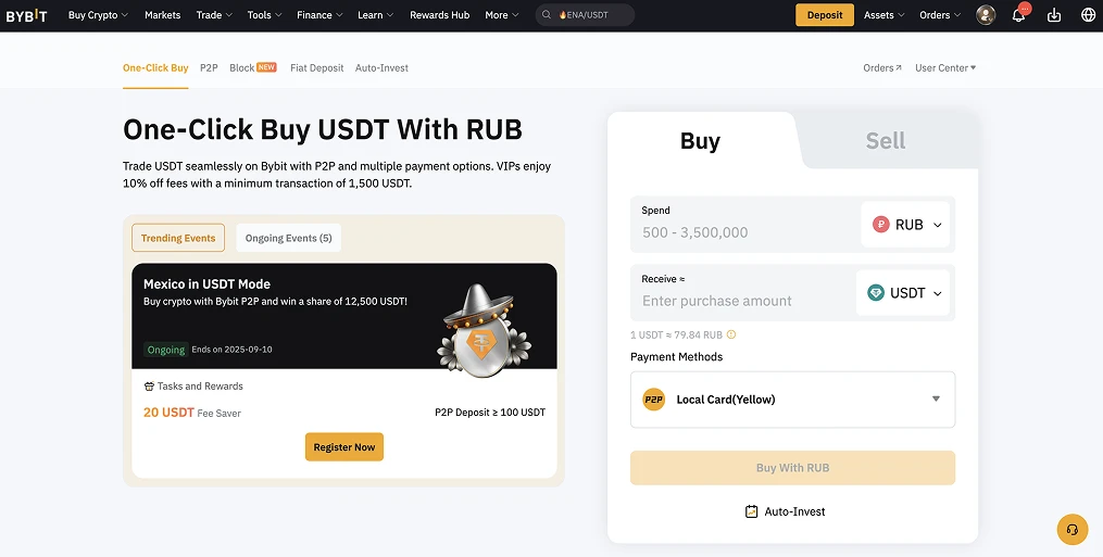 Buy Crypto with Sberbank