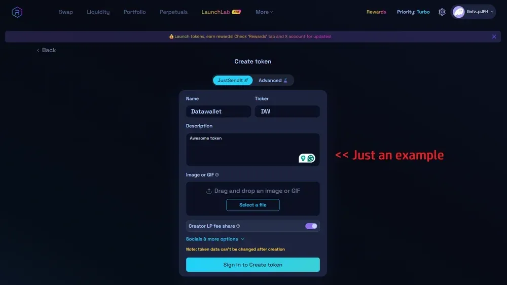 Wie man Meme-Münzen auf LaunchLab erstellt