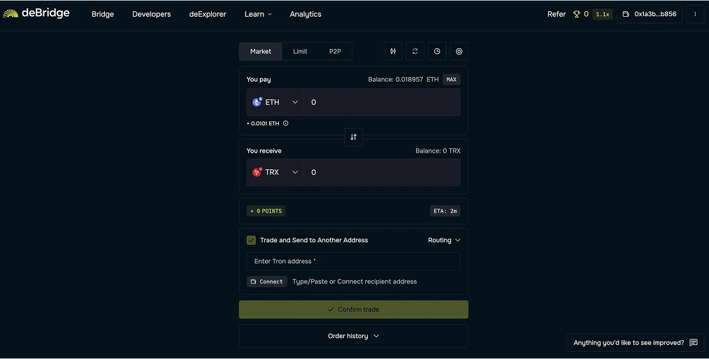 How to Bridge to Tron (Any Chain)