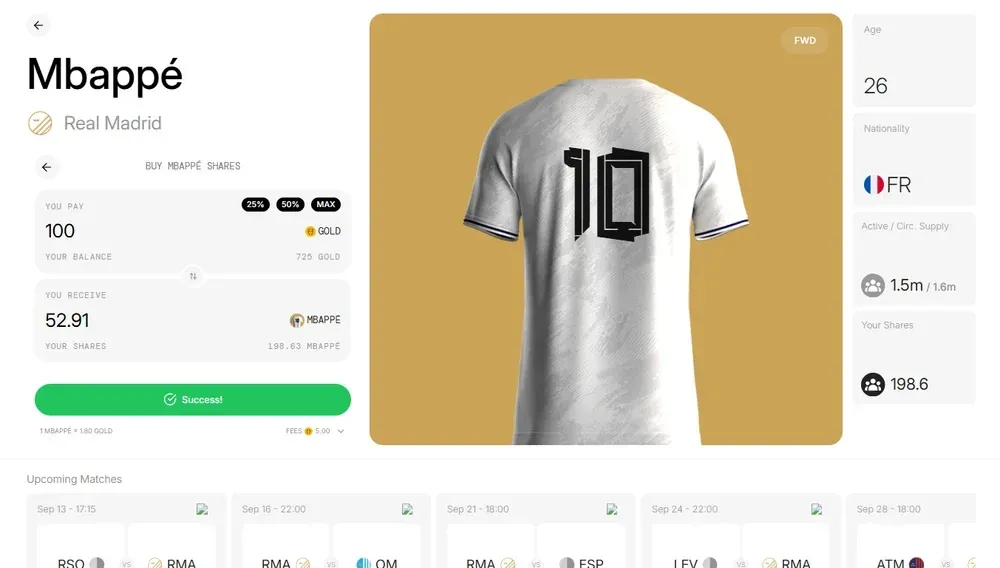 Football Fun Player Shares and Contract Utility
