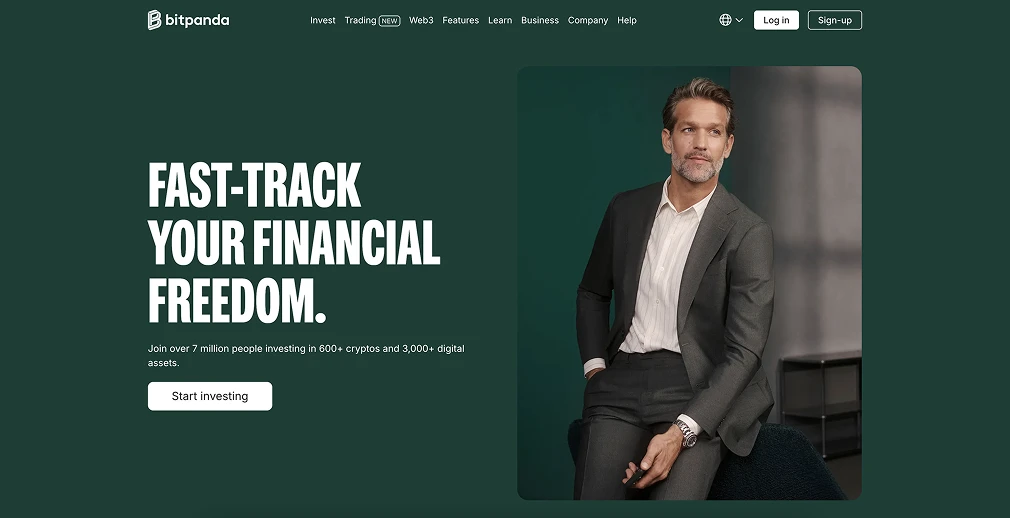 3. Bitpanda - Migliore piattaforma multi-asset in Germania