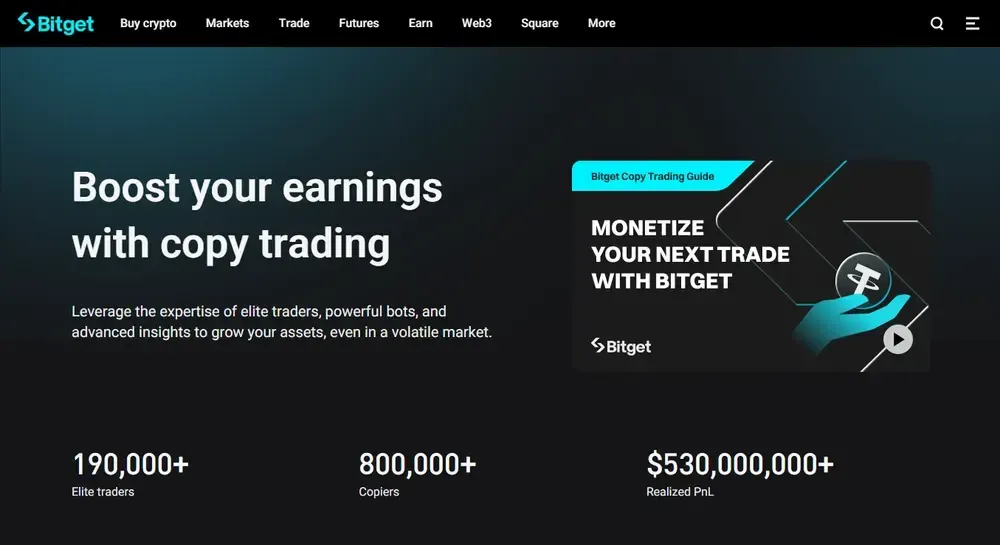 Bitget Copy Trading Crypto