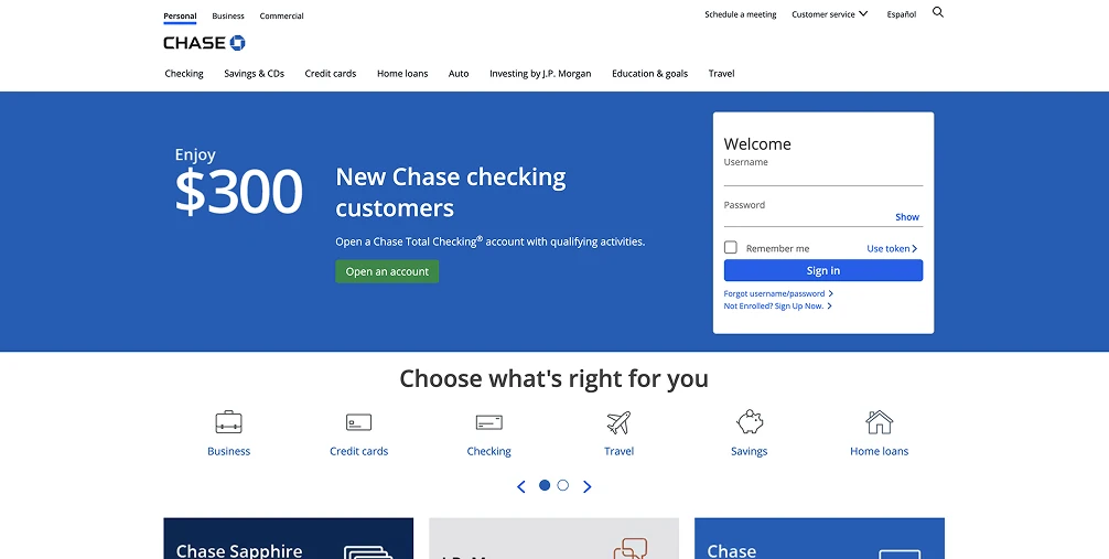 Über die Chase Bank