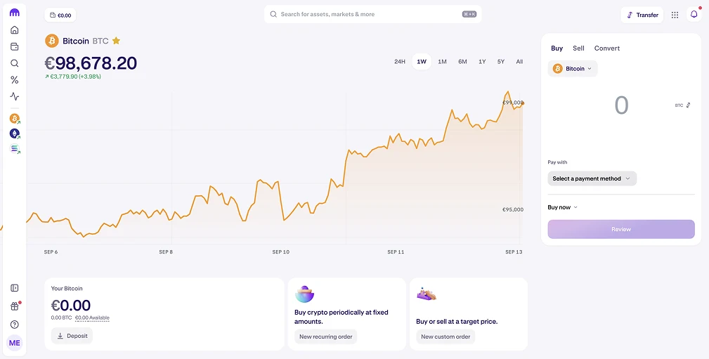 Comprar criptomonedas con Nordea