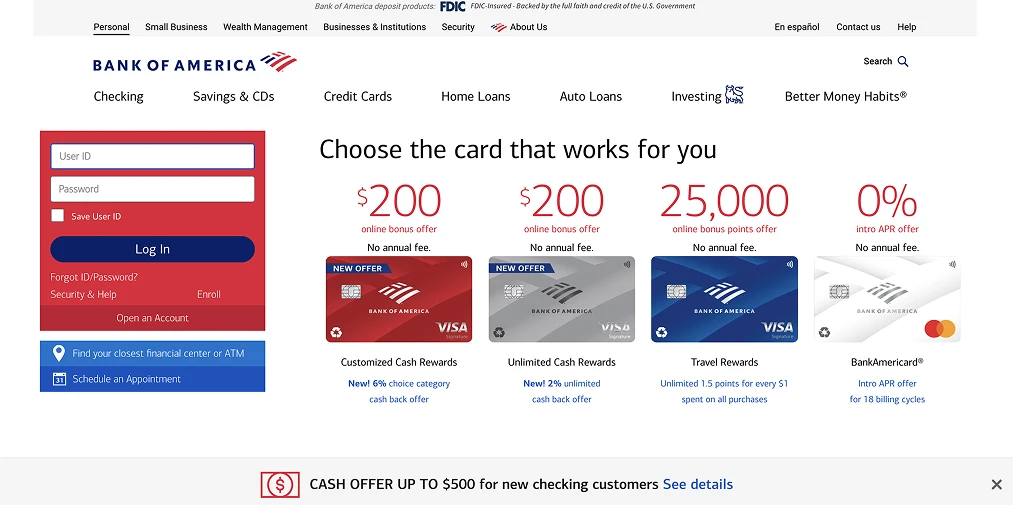 About Bank of America