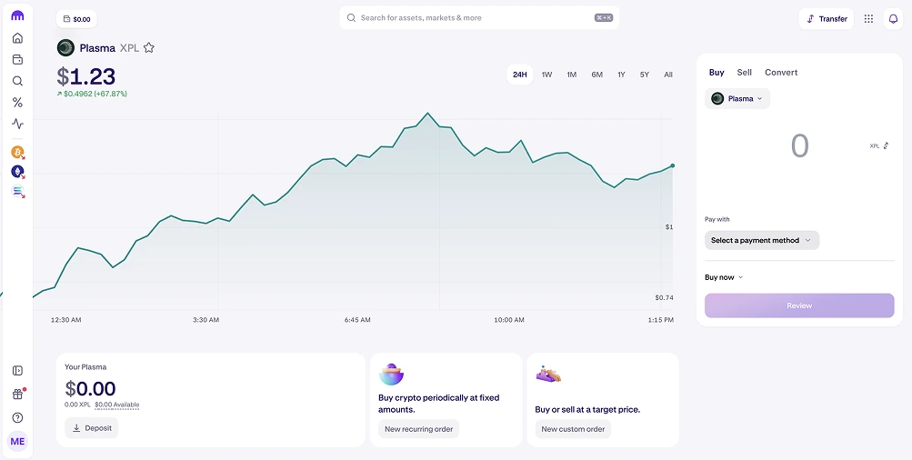 Buy Plasma (XPL)