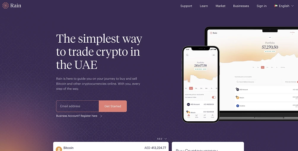 شراء العملات المشفرة باستخدام ADCB