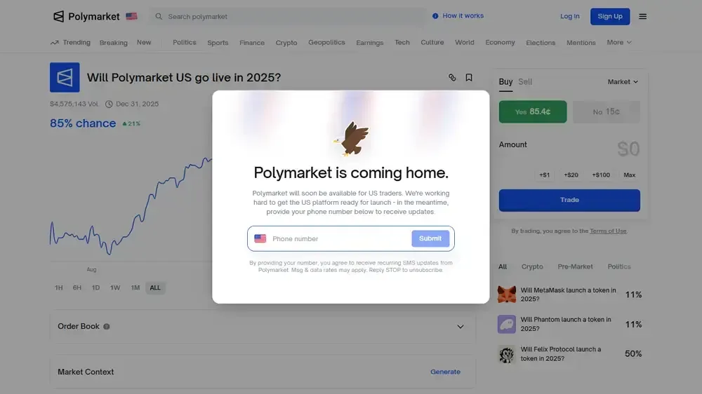 我可以在美国使用 Polymarket 吗?