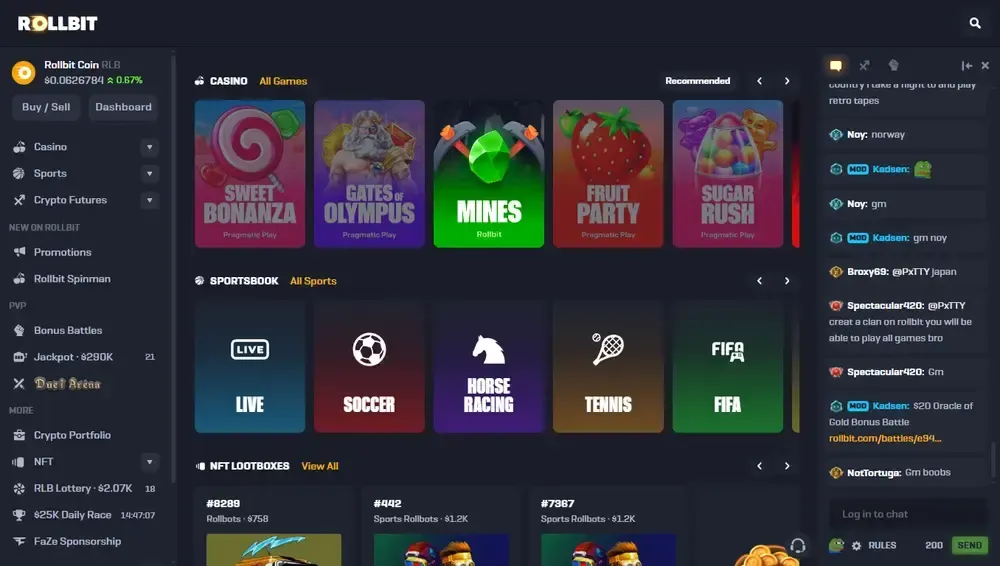 Rollbit Crypto Casino