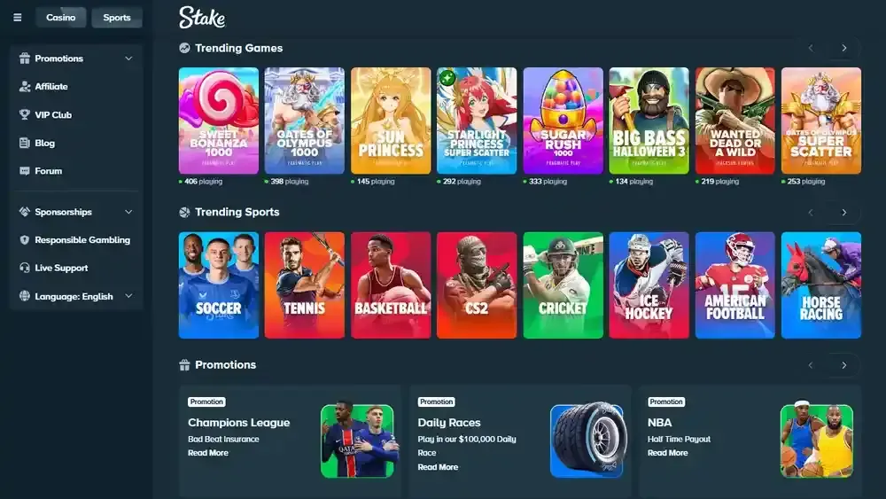 Stake Crypto Gambling