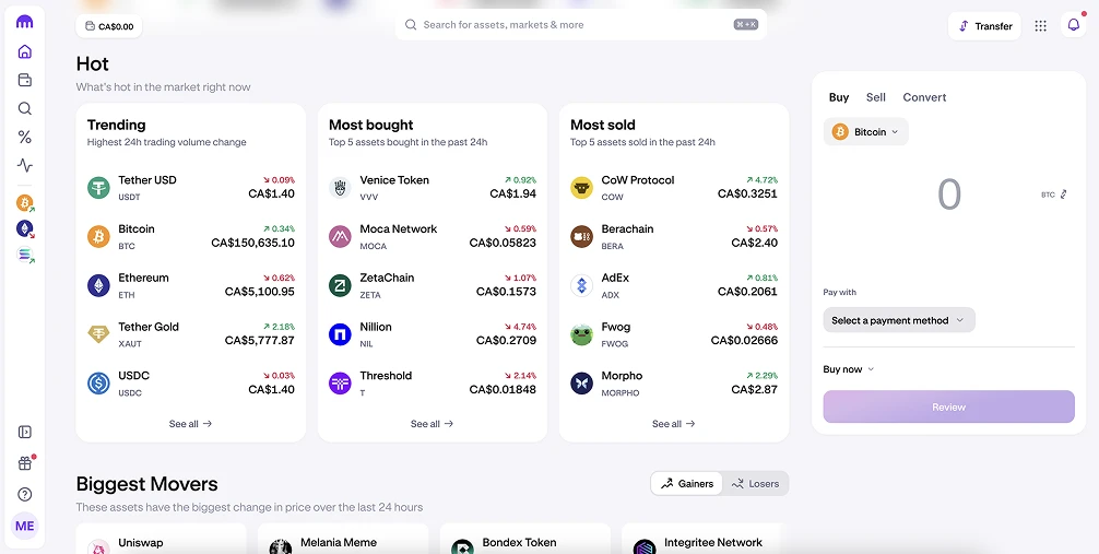 Acheter des cryptomonnaies avec RBC Bank