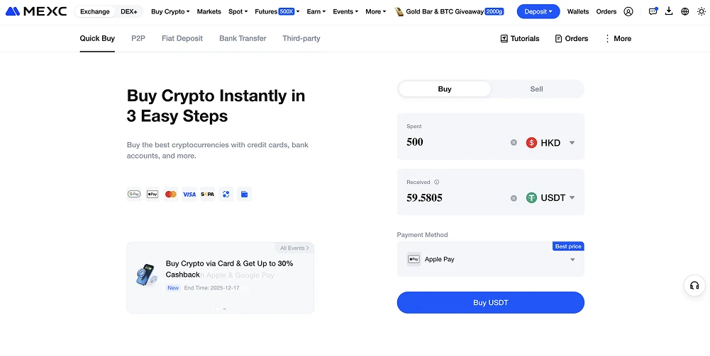 4. MEXC - Best for Altcoin Gem Hunting & High Leverage