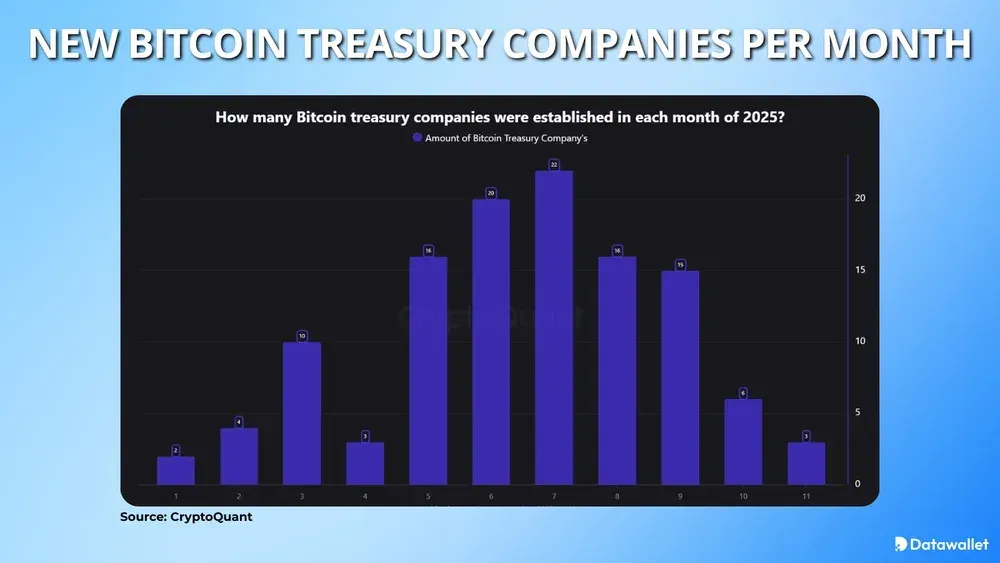 Corporate Bitcoin Treasuries Slow But Accumulation Continues