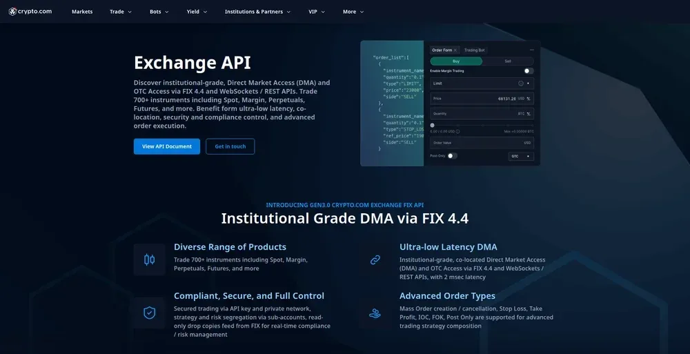 Crypto.com API