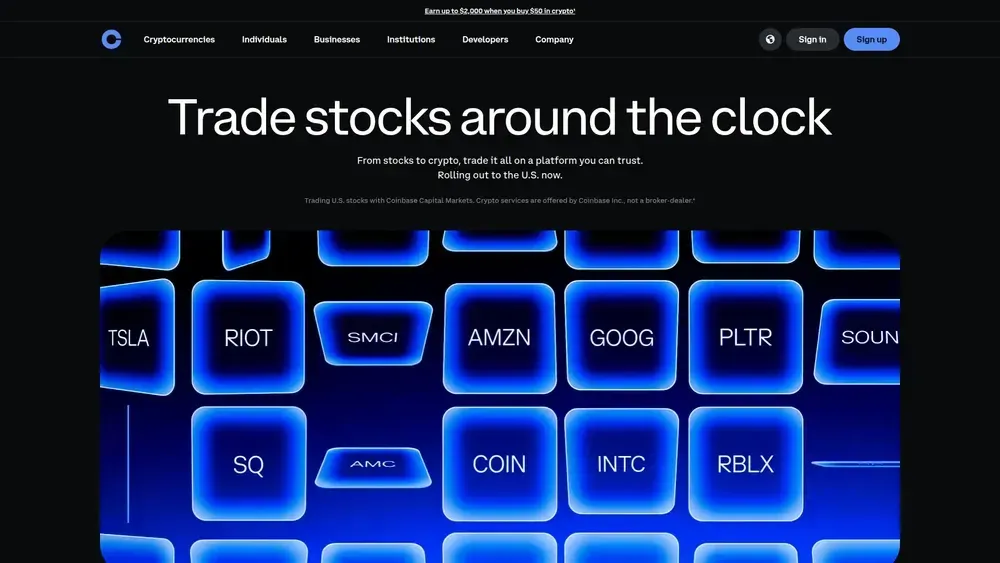 Coinbase Tokenized Stocks Trading