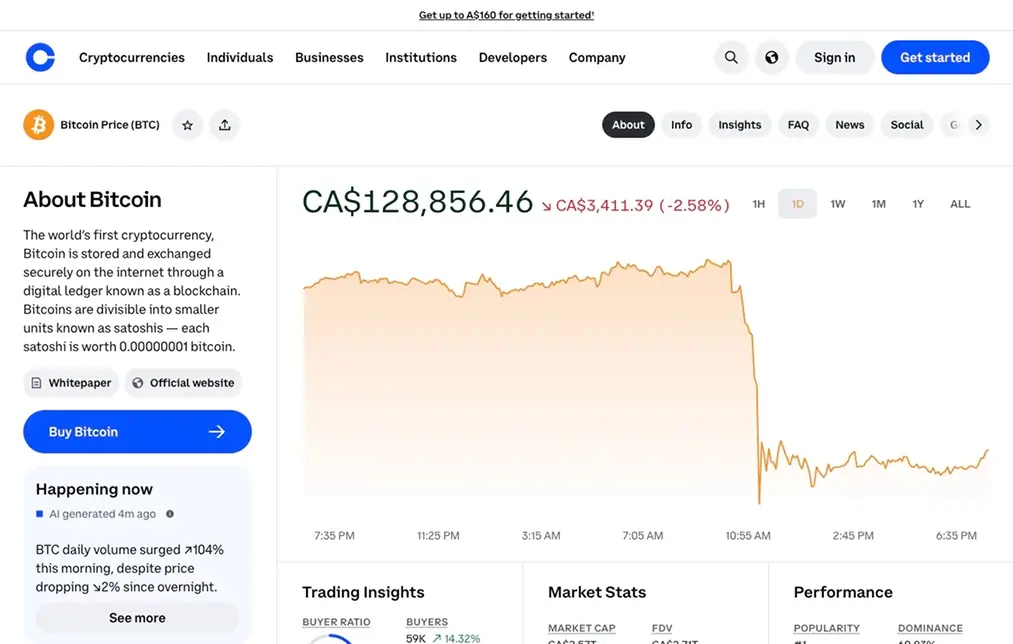 Coinbase.