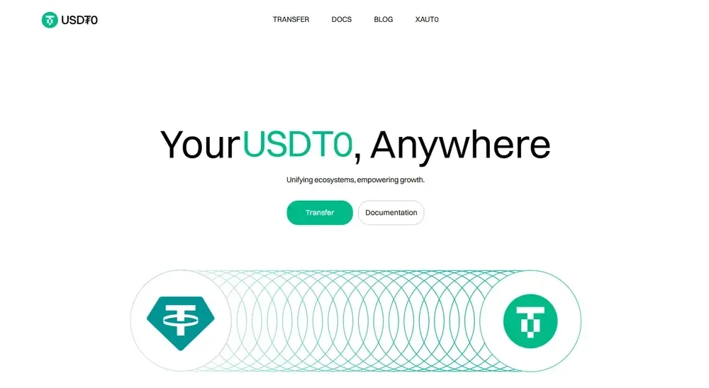 Sito web USDT0