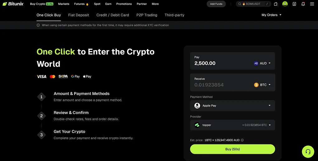 Acquistare criptovalute con Afterpay