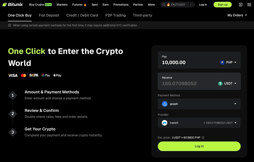 How to Buy Crypto with BDO.