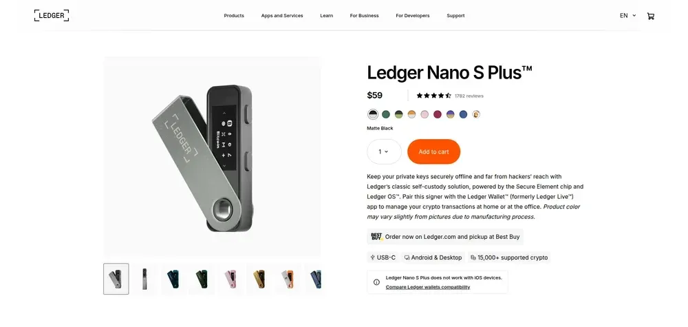 Ledger Nano S Plus