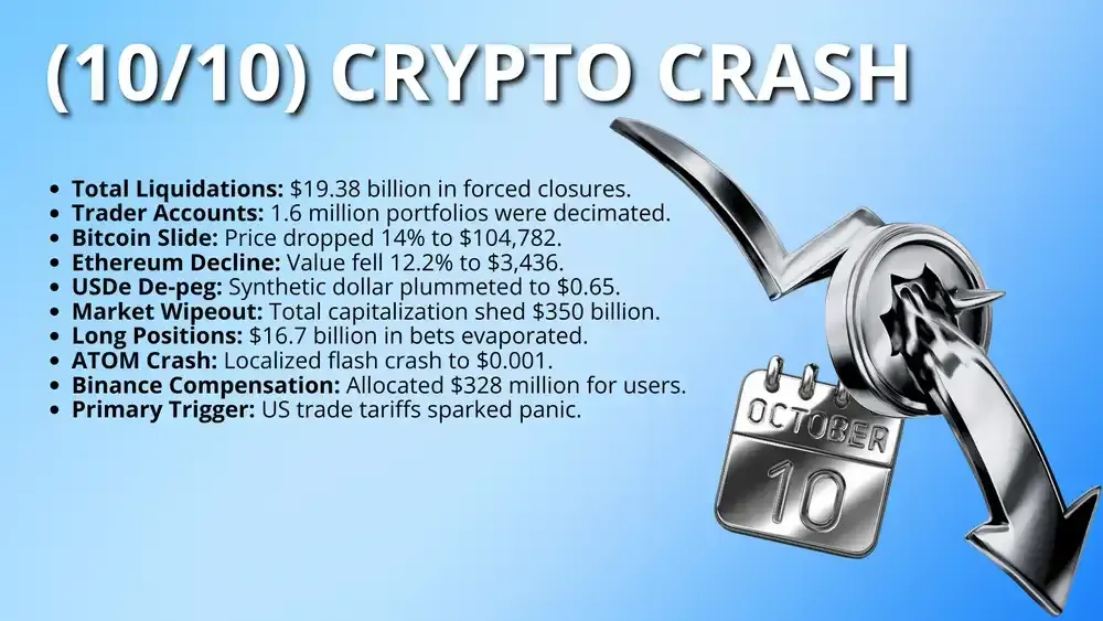 Qu'est-ce que le crash cryptographique du 10 octobre ?