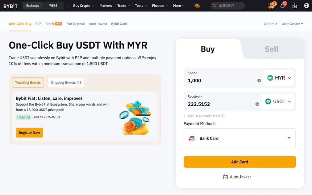 Acheter des crypto-monnaies avec Maybank
