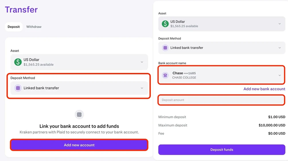 Buy Crypto with Plaid (US)