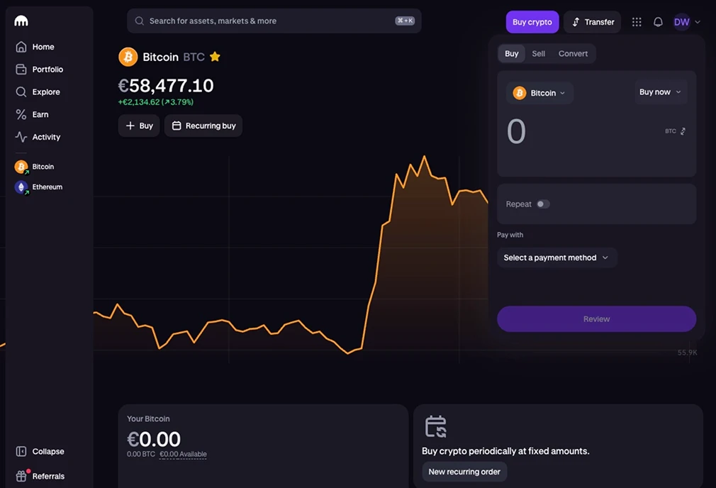 Krypto kaufen mit der Bank of Ireland