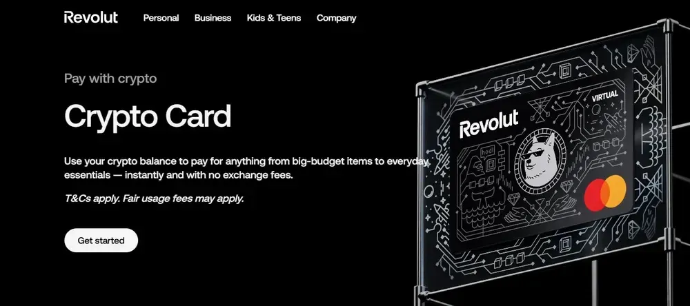 Tarjeta Revolut Crypto