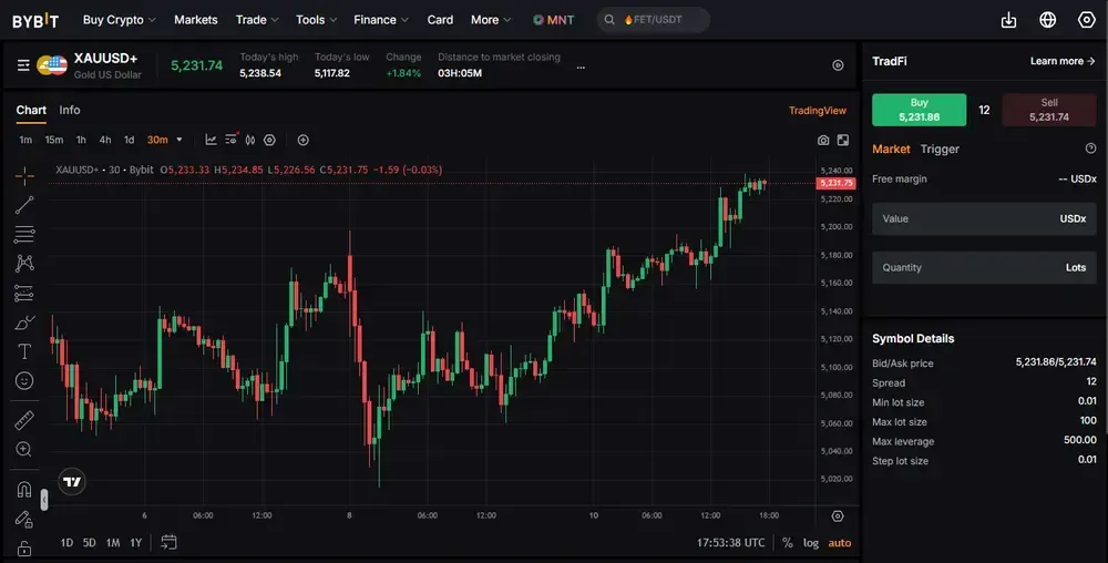 Bybit TradFi Leverage