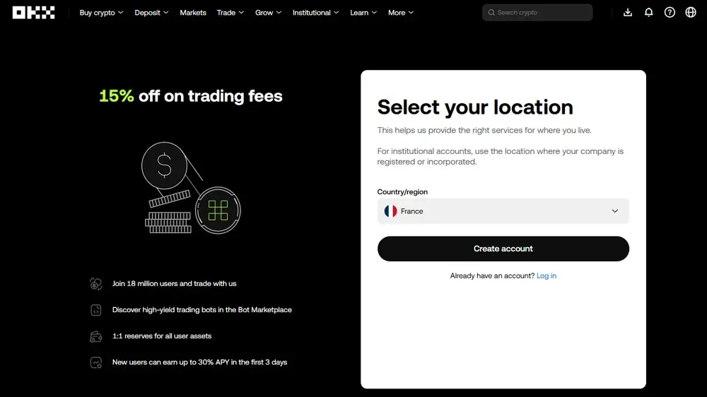 OKX-Empfehlungscode verwenden