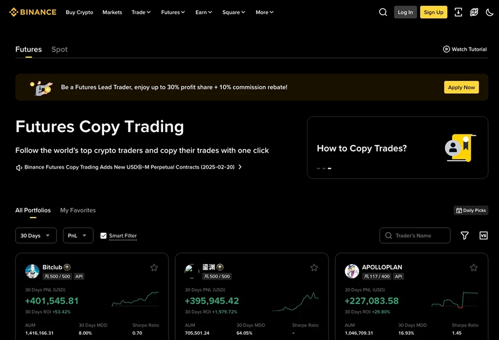 Copy TradingBinance .