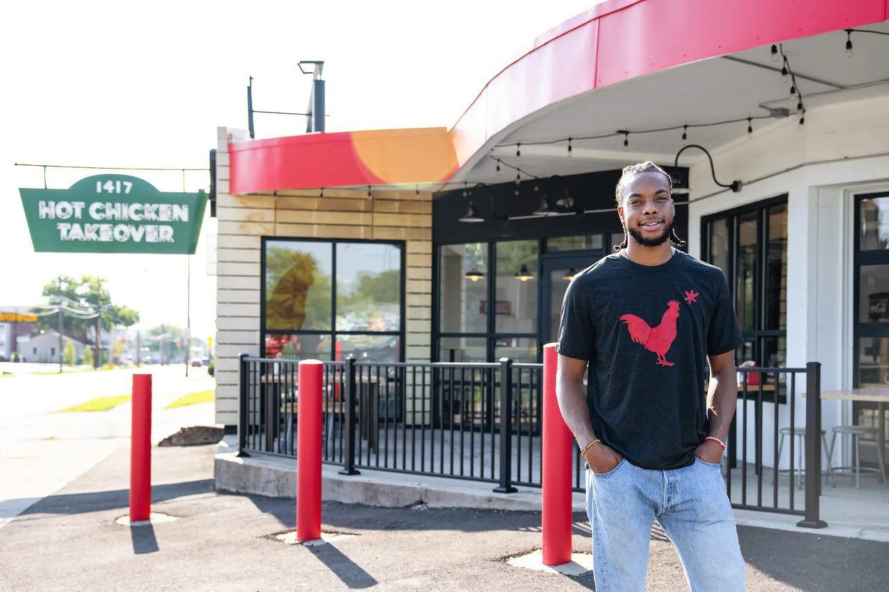 Hot Chicken Takeover brand icon illustration