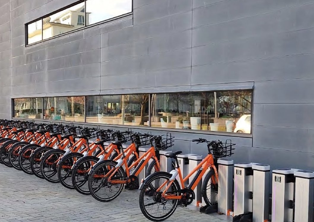 Flotte de vélos électriques sécurisés en borne B2eBike