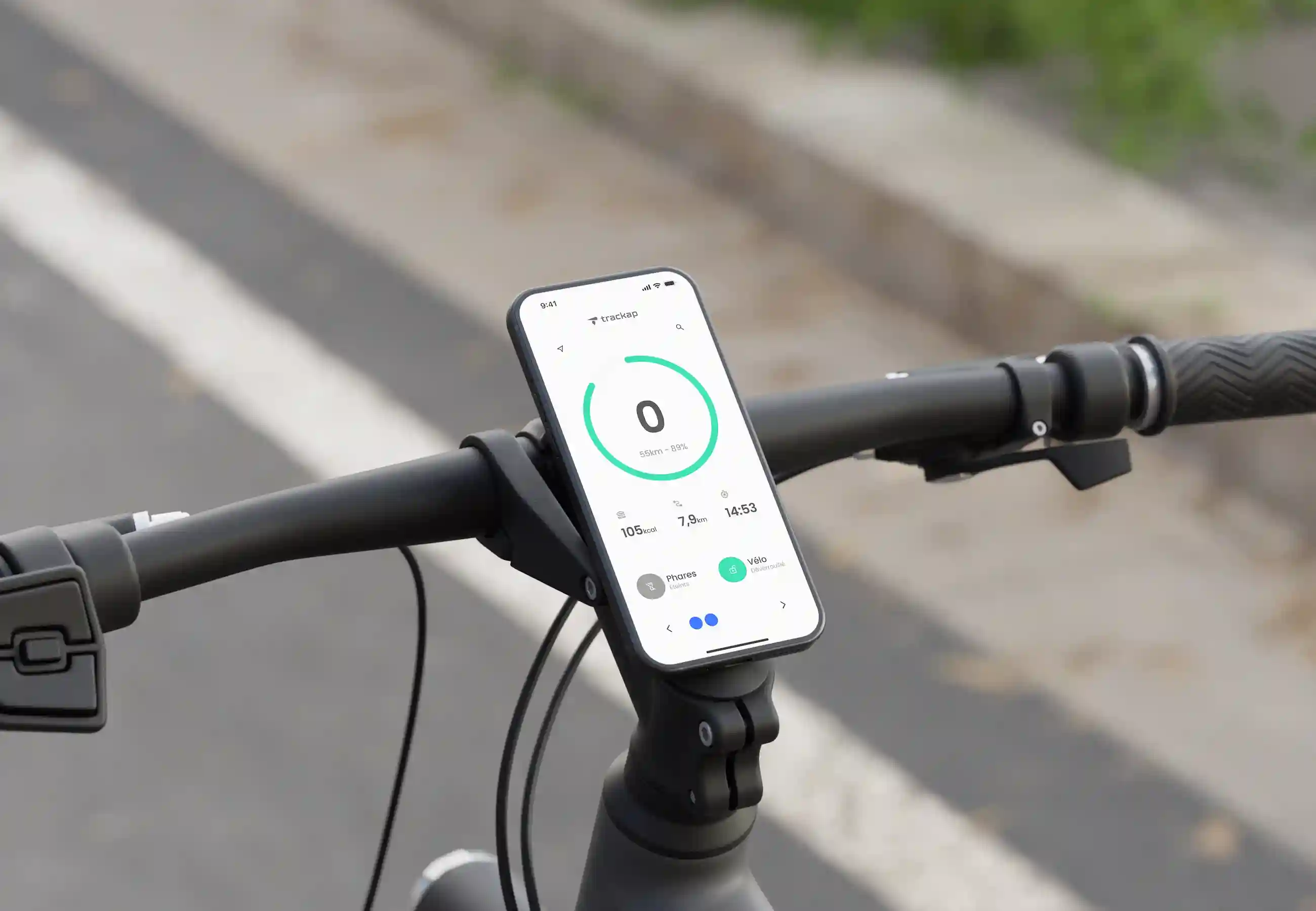 Application for connected electric bicycles
