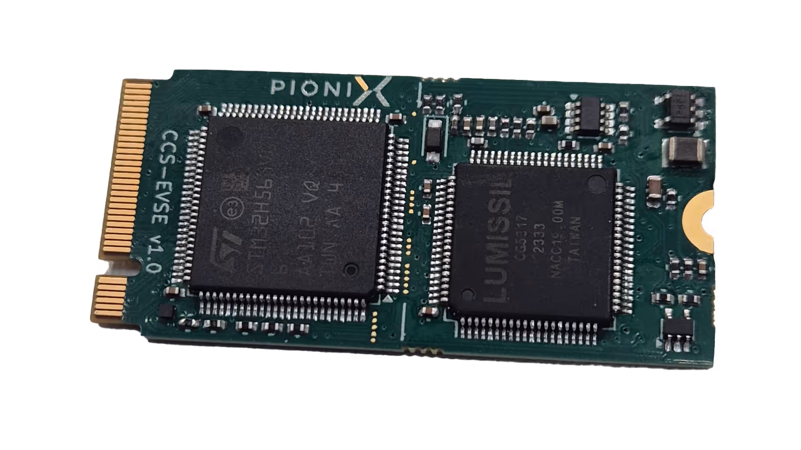 Pionix ChargeBridge module, the pre-validated core of the reference designs