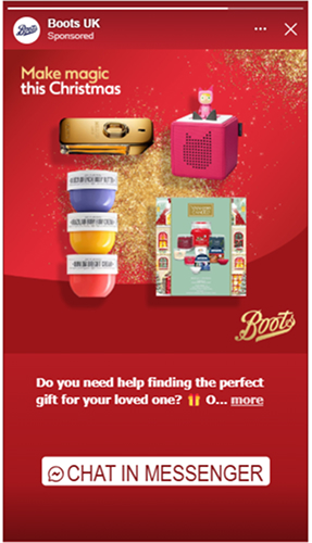 Boot Conversational Ad 1