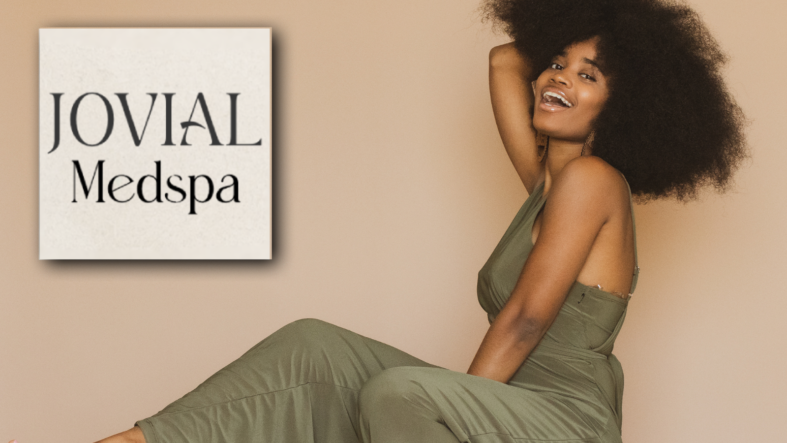 Clean, professional medical spa treatment room with neutral tones at Jovial Med Spa in Philadelphia