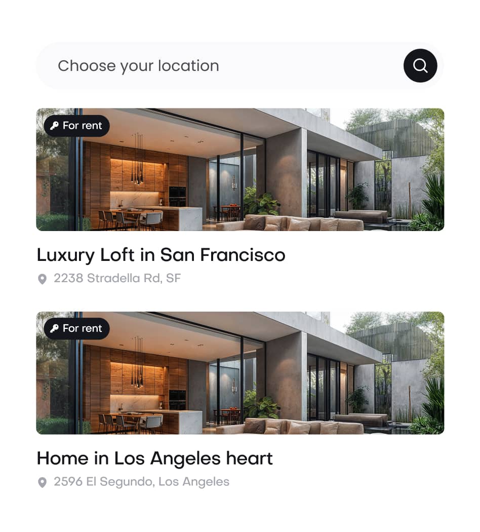 Search for Your Favorite House - Property X Webflow Template